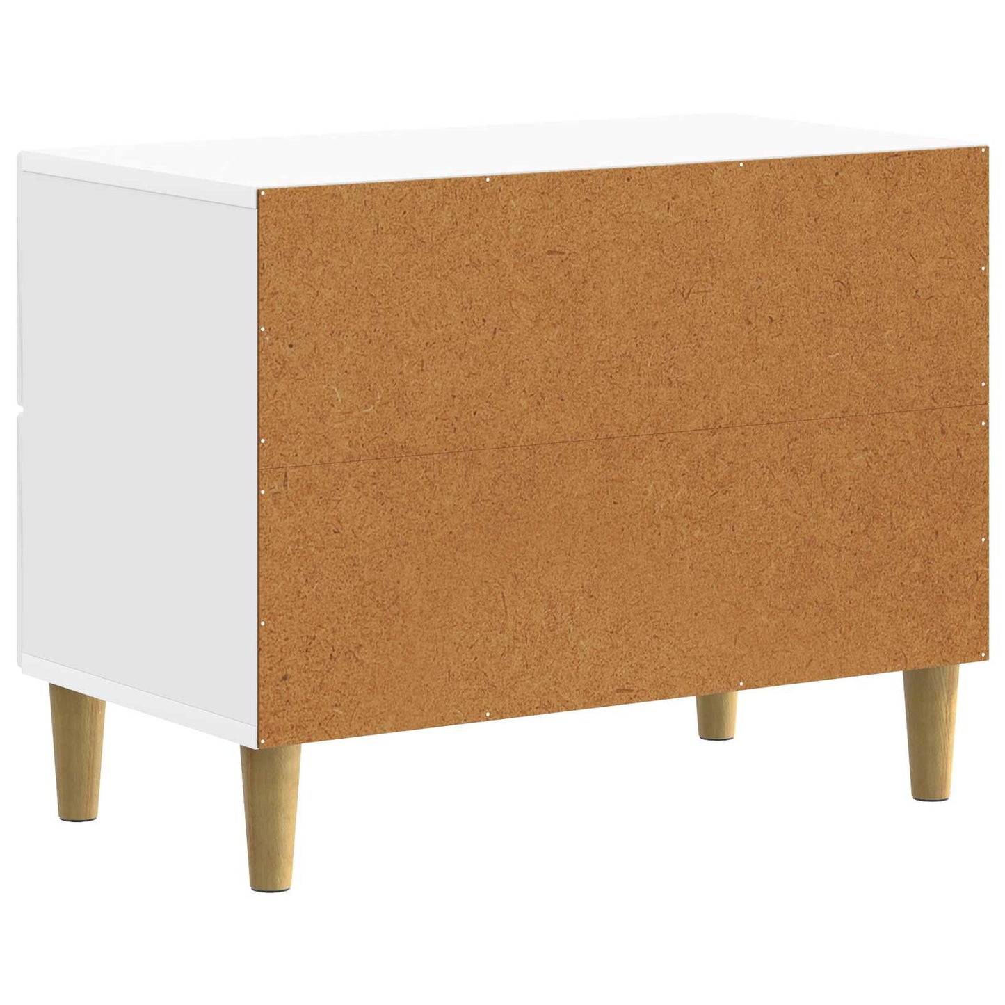 Bedside Cabinet with Drawer High Gloss White 62 x 34.5 x 48 cm