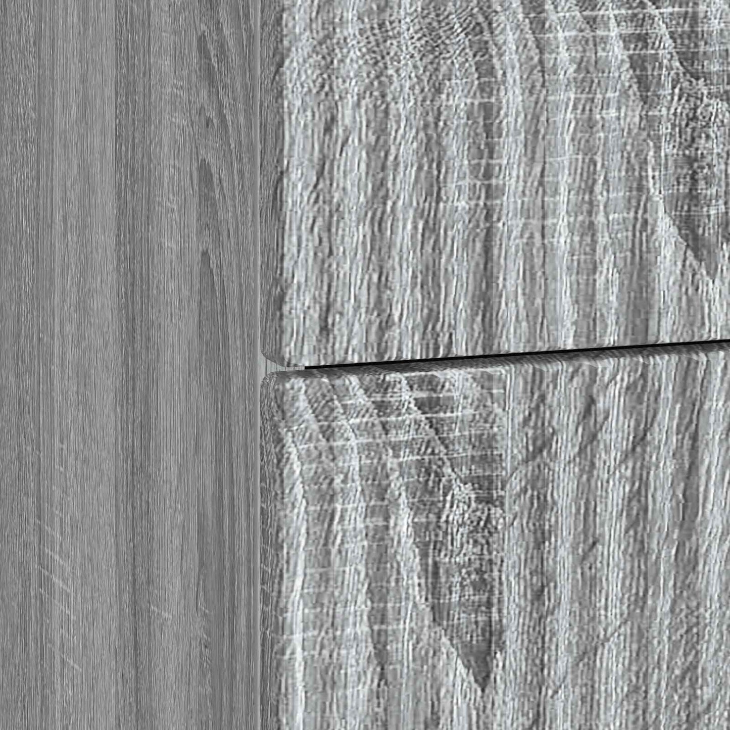 Bedside Cabinet Grey Sonoma 62 x 34.5 x 48 cm Engineered Wood