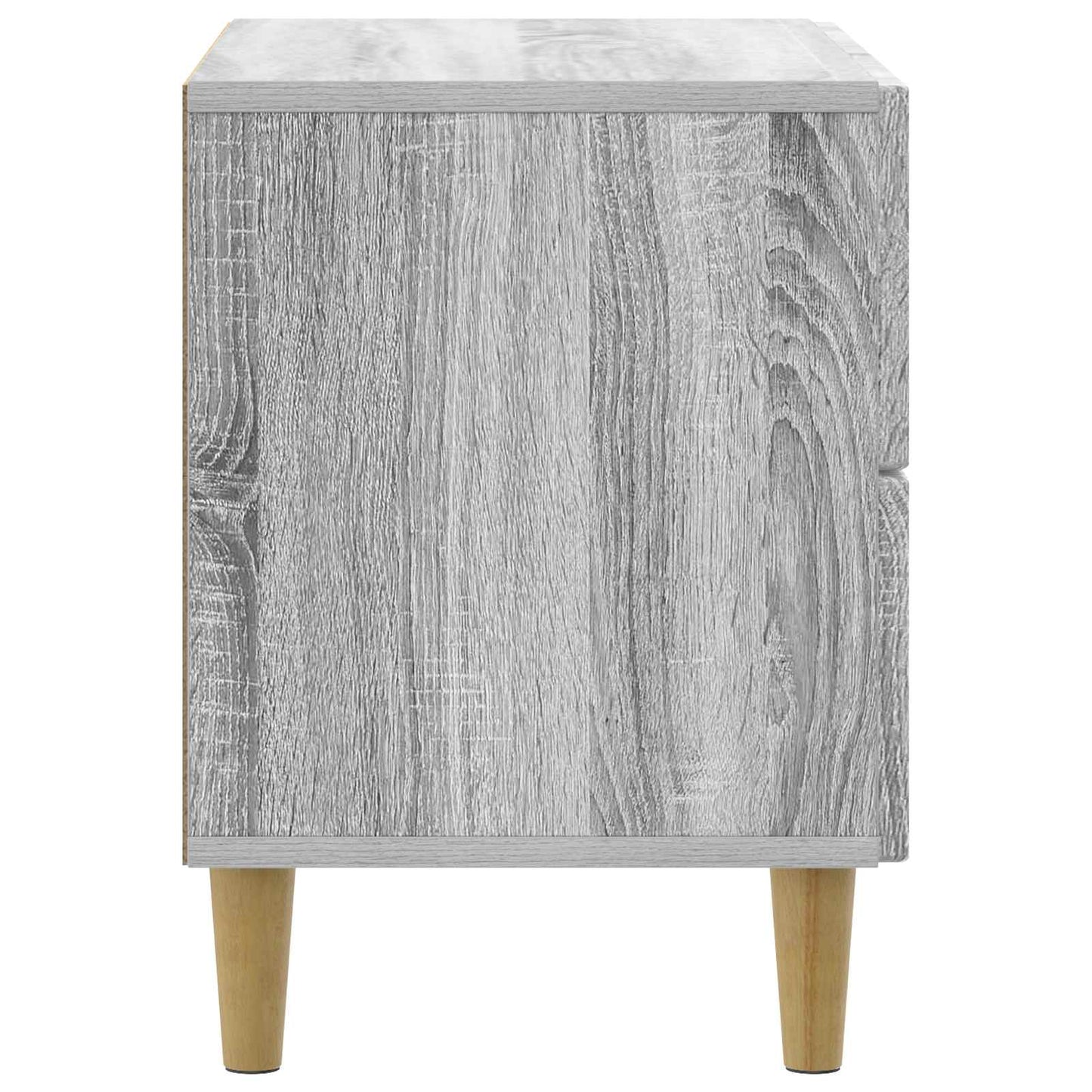 Bedside Cabinet Grey Sonoma 62 x 34.5 x 48 cm Engineered Wood