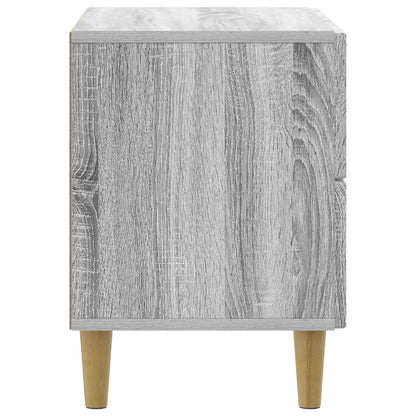 Bedside Cabinet Grey Sonoma 62 x 34.5 x 48 cm Engineered Wood