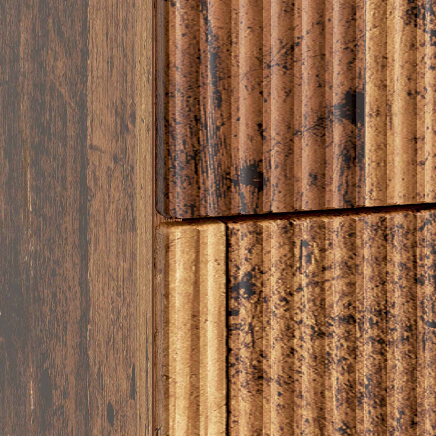 Bedside Cabinet Old Wood 62 x 34.5 x 48 cm Engineered Wood