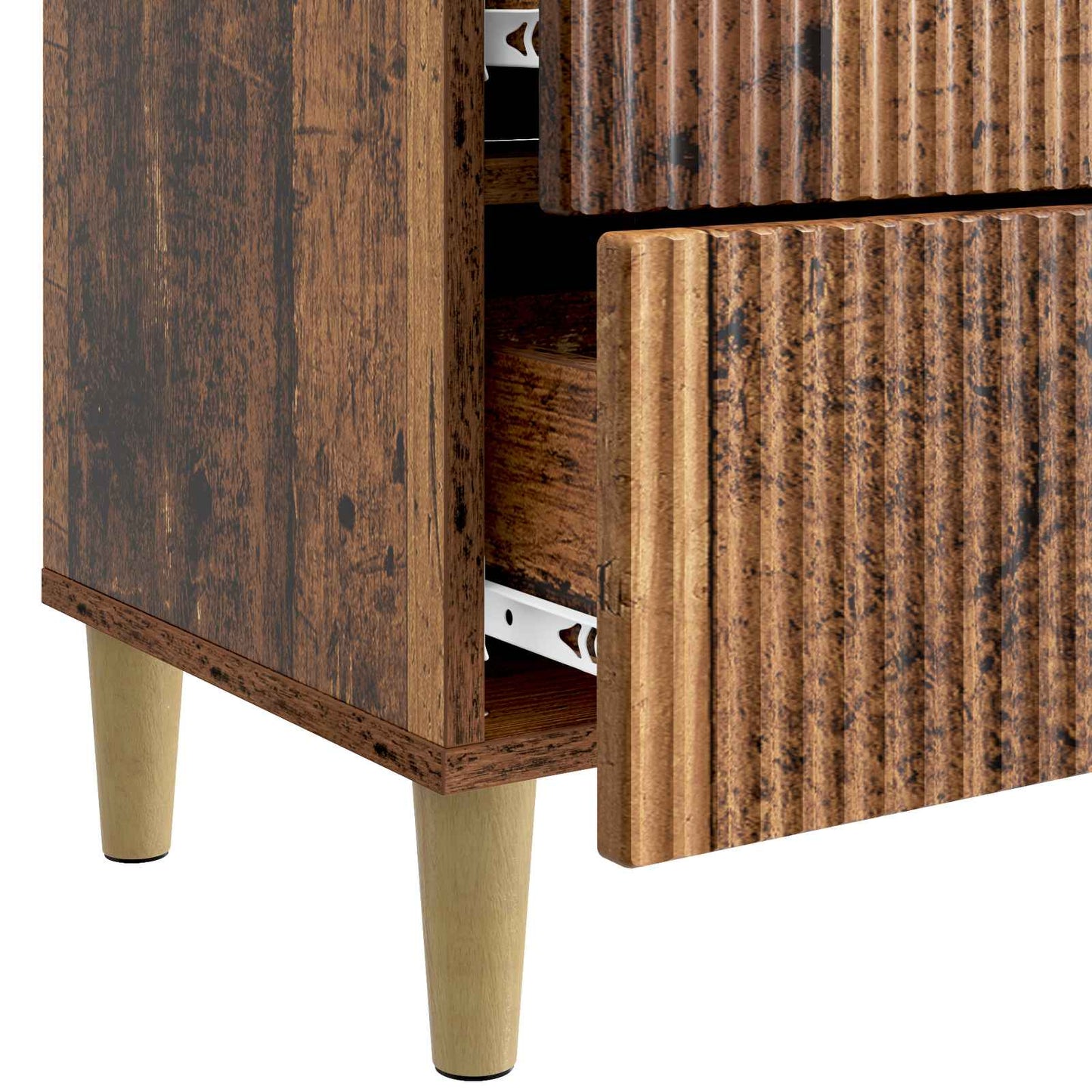 Bedside Cabinet Old Wood 62 x 34.5 x 48 cm Engineered Wood