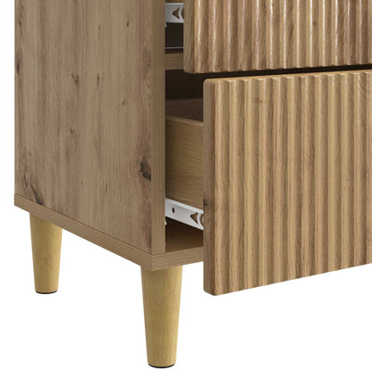 Bedside Cabinet Artisan Oak 62 x 34.5 x 48 cm Engineered Wood