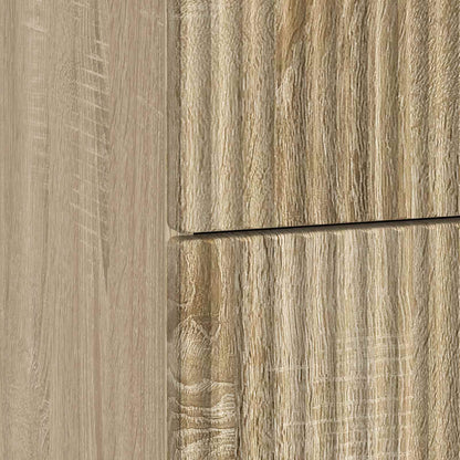 Bedside Cabinet Sonoma Oak 43 x 41 x 66.5 cm Engineered Wood