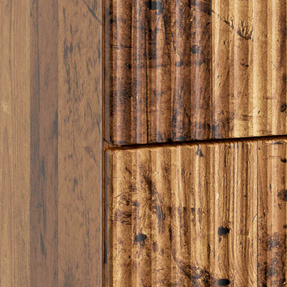 Bedside Cabinet Old Wood 43 x 41 x 66.5 cm Engineered Wood