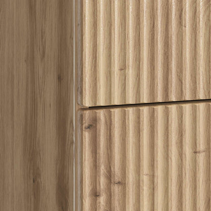 Bedside Cabinet Artisan Oak 43 x 41 x 66.5 cm Engineered Wood