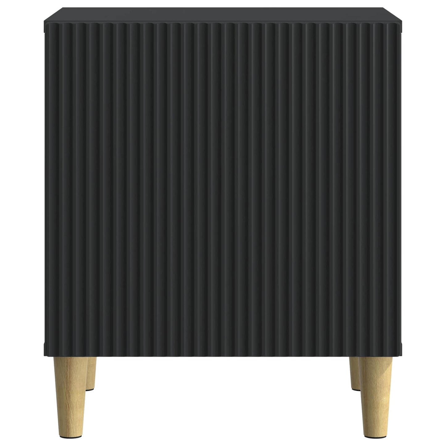Bedside Cabinet 2 pcs Black 43 x 34.5 x 50 cm Engineered Wood