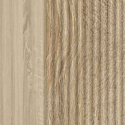 Bedside Cabinet Sonoma Oak 43 x 34.5 x 50 cm Engineered Wood