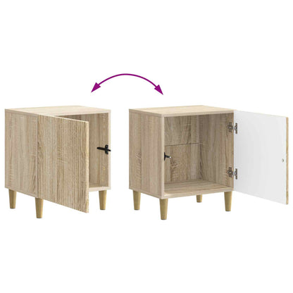Bedside Cabinet Sonoma Oak 43 x 34.5 x 50 cm Engineered Wood
