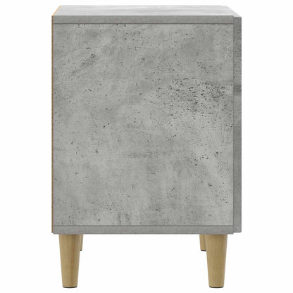 Bedside Cabinet Concrete Grey 43 x 34.5 x 50 cm Engineered Wood