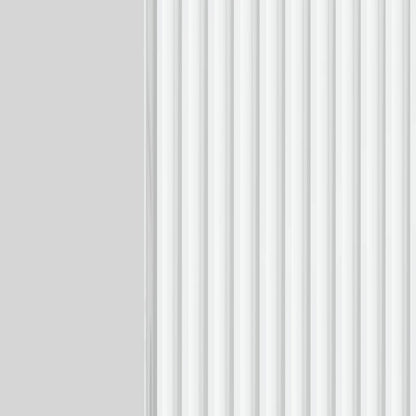Bedside Cabinet High Gloss White 43 x 34.5 x 50 cm
