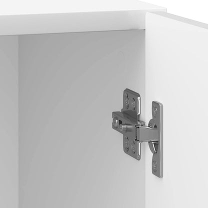 Bedside Cabinet 2 pcs High Gloss White 43 x 34.5 x 50 cm