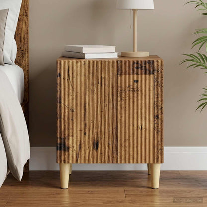 Bedside Cabinet Old Wood 43 x 34.5 x 50 cm Engineered Wood