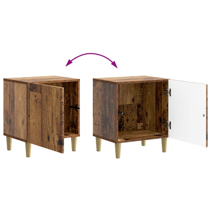 Bedside Cabinet Old Wood 43 x 34.5 x 50 cm Engineered Wood