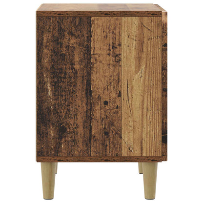 Bedside Cabinet Old Wood 43 x 34.5 x 50 cm Engineered Wood