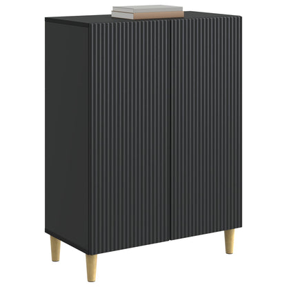 Sideboard Black 66 x 34.5 x 90 cm Engineered Wood