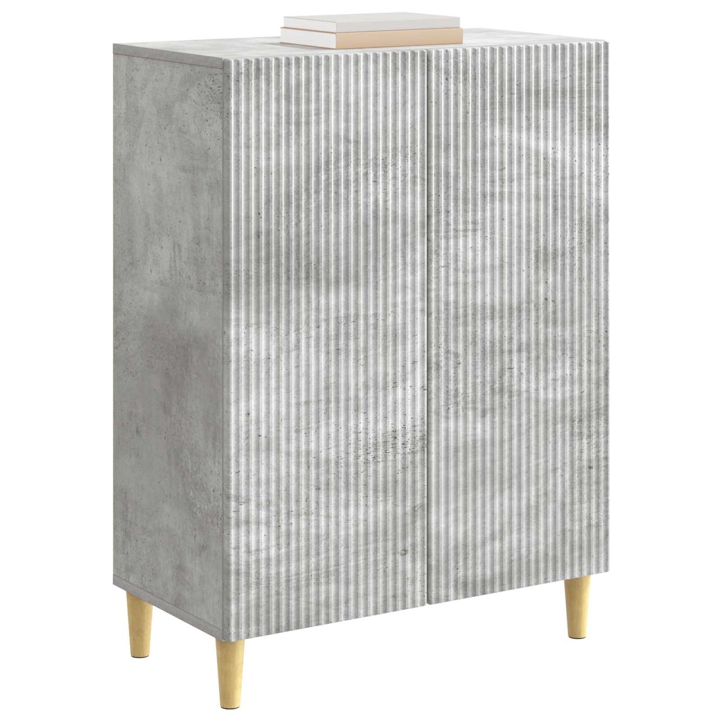 Sideboard Concrete Grey 66 x 34.5 x 90 cm Engineered Wood