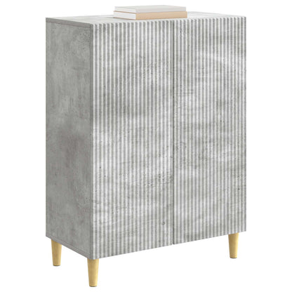 Sideboard Concrete Grey 66 x 34.5 x 90 cm Engineered Wood