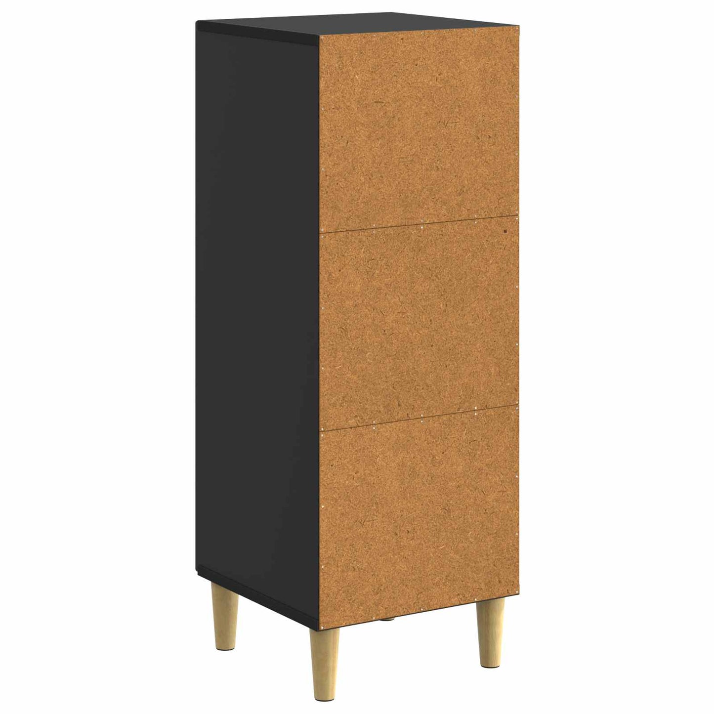 Sideboard Black 33 x 34.5 x 90 cm Engineered Wood
