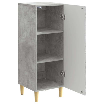 Sideboard Concrete Grey 33 x 34.5 x 90 cm Engineered Wood
