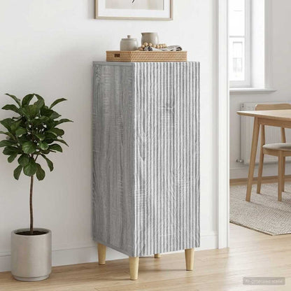 Sideboard Grey Sonoma 33 x 34.5 x 90 cm Engineered Wood