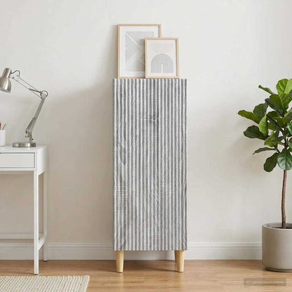 Sideboard Grey Sonoma 33 x 34.5 x 90 cm Engineered Wood