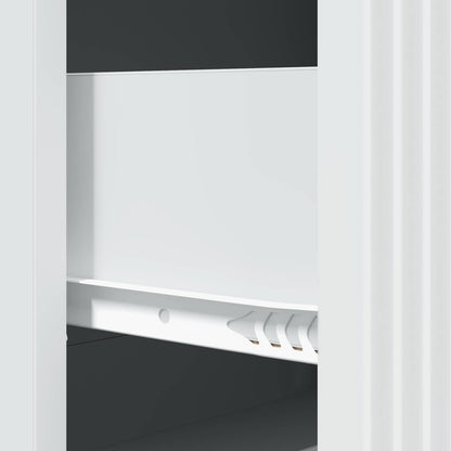 Drawer Cabinet White 66 x 34.5 x 90 cm Engineered Wood