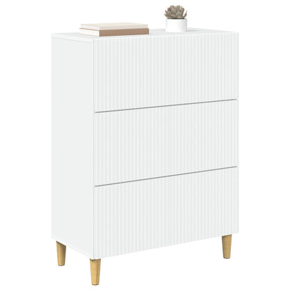Drawer Cabinet White 66 x 34.5 x 90 cm Engineered Wood