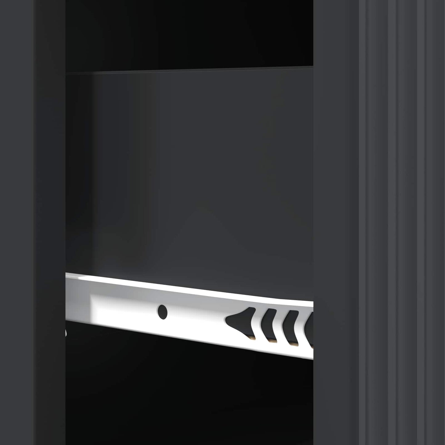 Drawer Cabinet 66 x 34.5 x 90 cm Engineered Wood Black