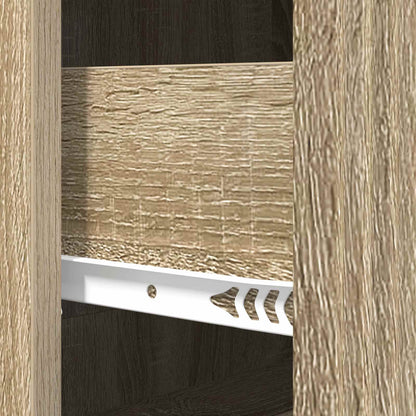Drawer Cabinet 66 x 34.5 x 90 cm Engineered Wood Sonoma Oak