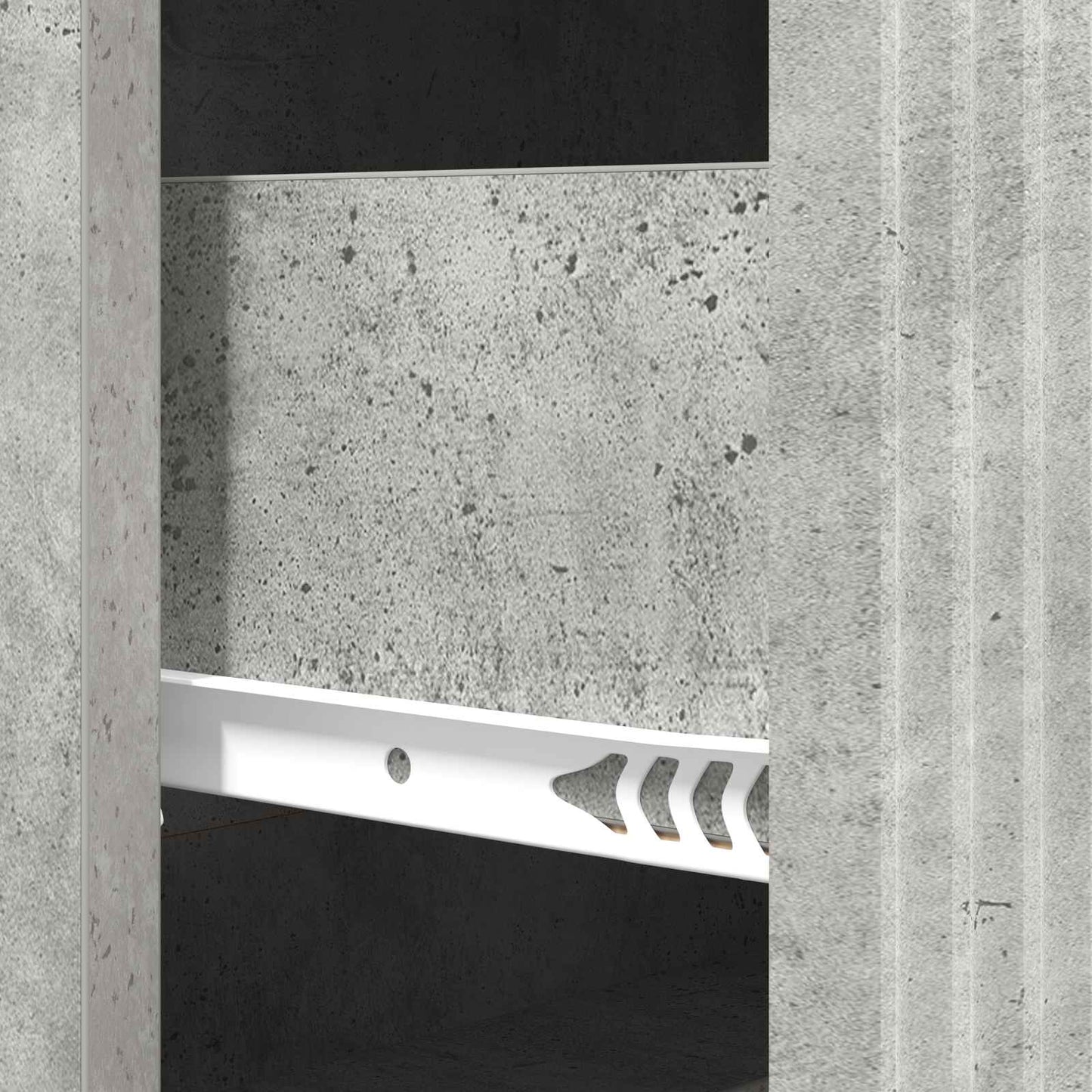 Drawer Cabinet Concrete Grey 66 x 34.5 x 90 cm Engineered Wood