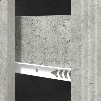Drawer Cabinet Concrete Grey 66 x 34.5 x 90 cm Engineered Wood