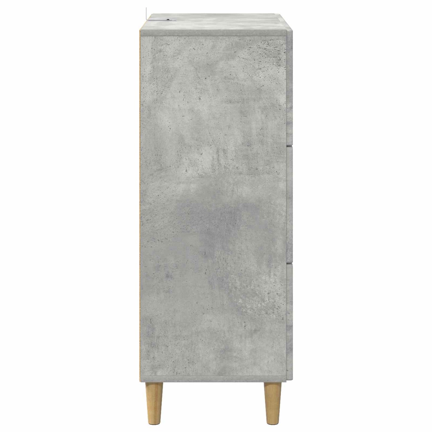 Drawer Cabinet Concrete Grey 66 x 34.5 x 90 cm Engineered Wood