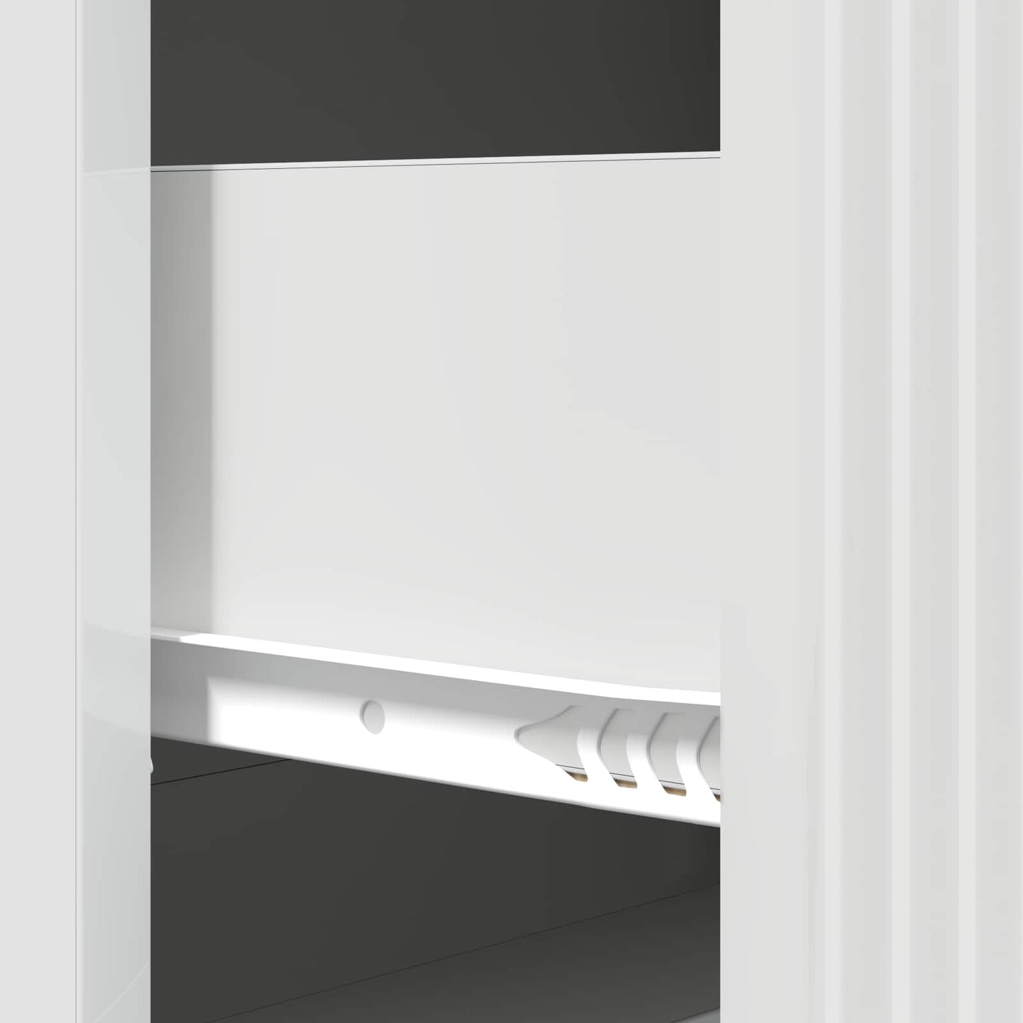 Drawer Cabinet High Gloss White 66 x 34.5 x 90 cm