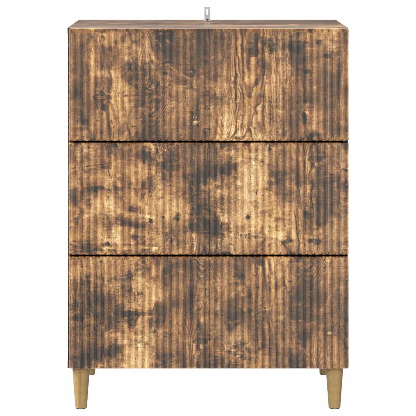 Drawer Cabinet Smoked Oak 66 x 34.5 x 90 cm Engineered Wood
