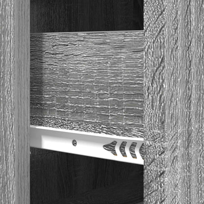 Drawer Cabinet 66 x 34.5 x 90 cm Engineered Wood Grey Sonoma