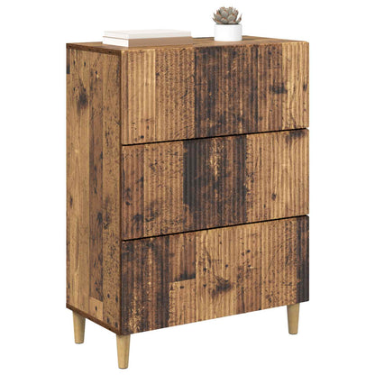 Drawer Cabinet Old Wood 66 x 34.5 x 90 cm Engineered Wood