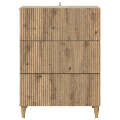 Drawer Cabinet Artisan Oak 66 x 34.5 x 90 cm Engineered Wood