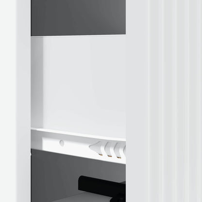 Drawer Cabinet White 33 x 34.5 x 90 cm Engineered Wood