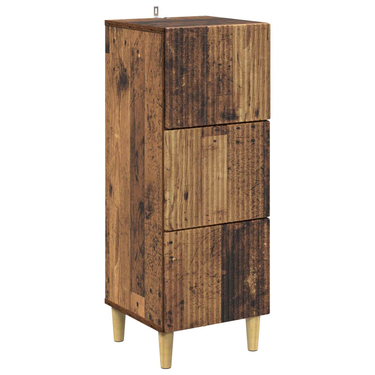 Drawer Cabinet Old Wood 33 x 34.5 x 90 cm Engineered Wood