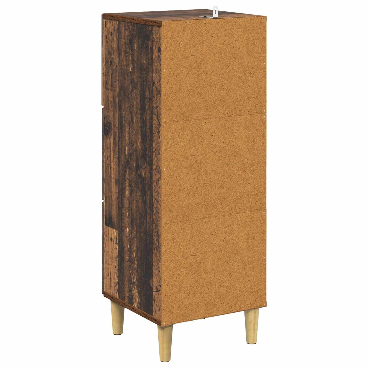 Drawer Cabinet Old Wood 33 x 34.5 x 90 cm Engineered Wood