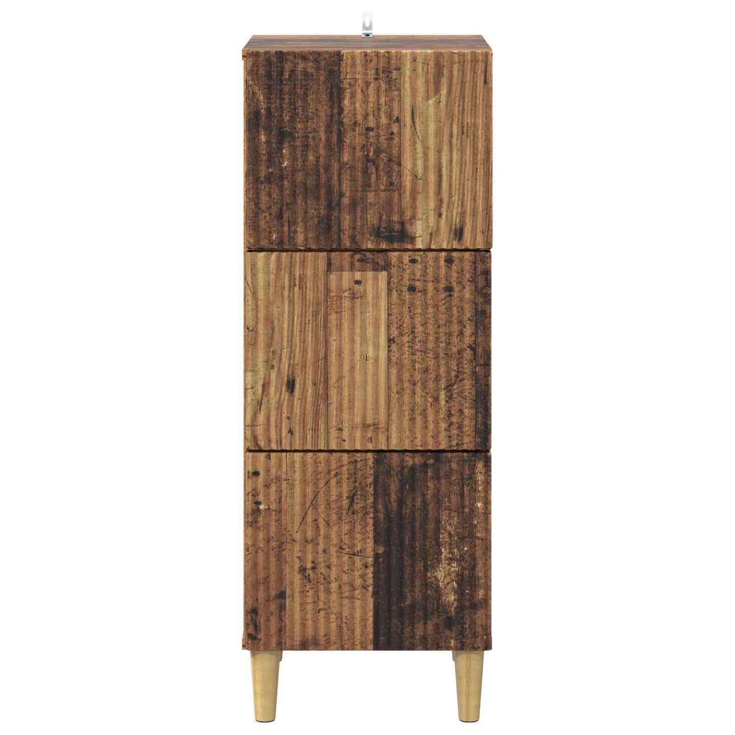 Drawer Cabinet Old Wood 33 x 34.5 x 90 cm Engineered Wood