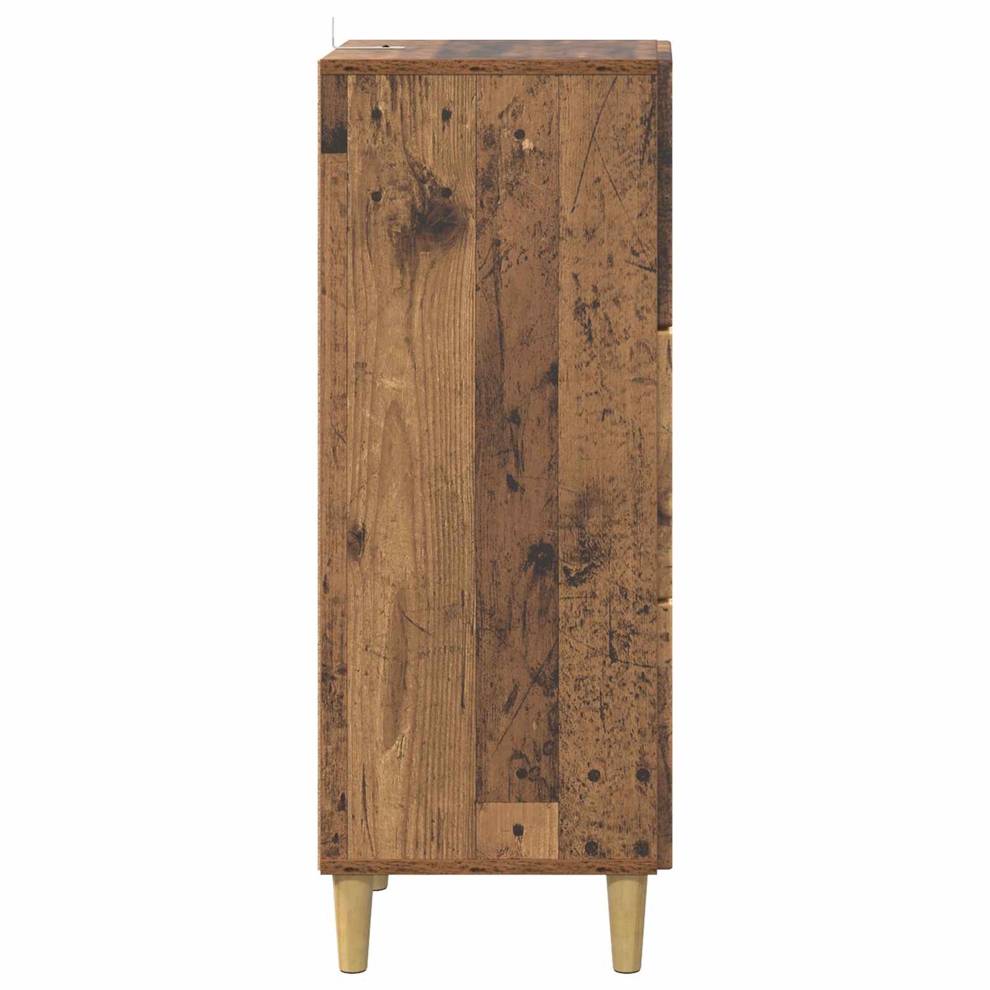 Drawer Cabinet Old Wood 33 x 34.5 x 90 cm Engineered Wood