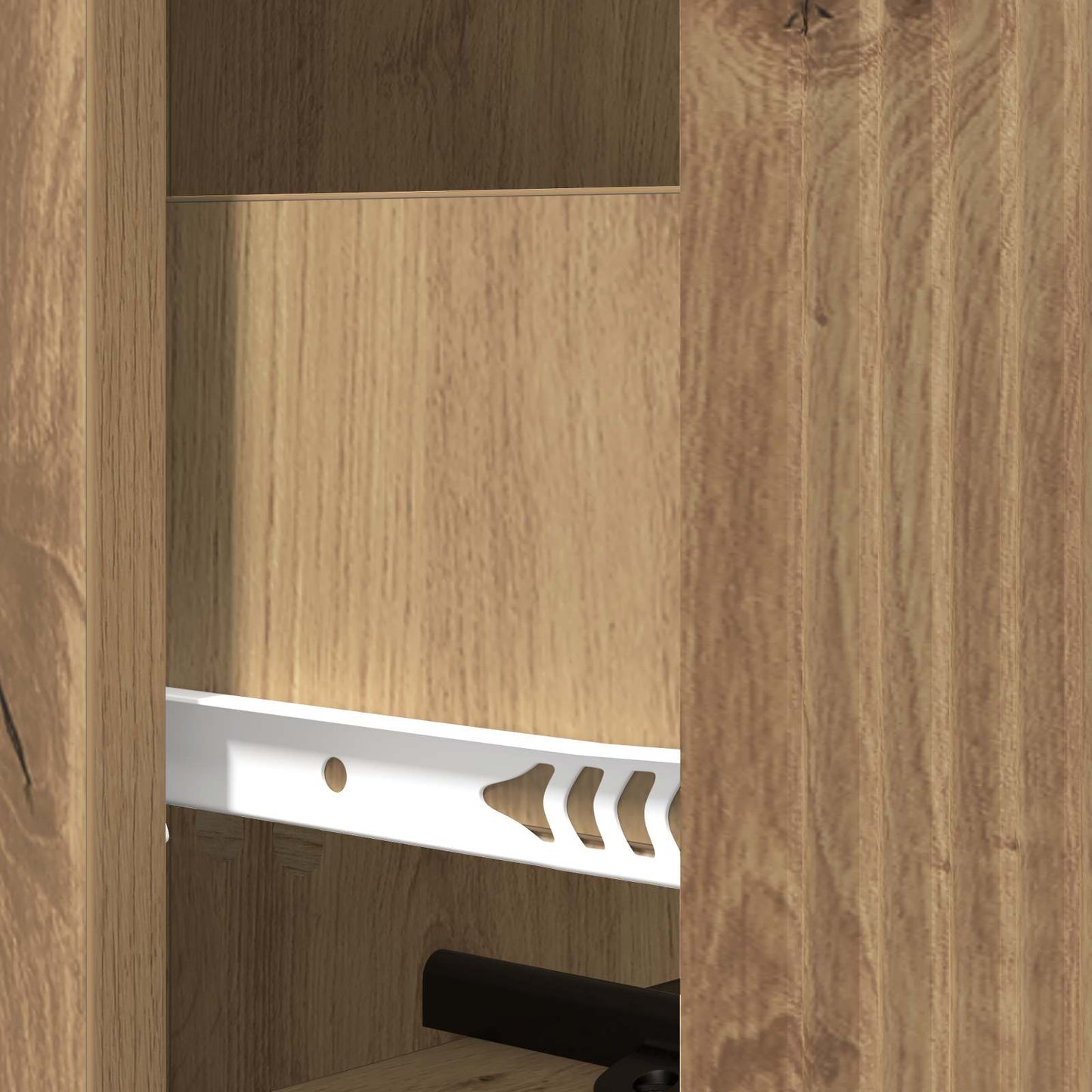 Drawer Cabinet 33 x 34.5 x 90 cm Engineered Wood Artisan Oak