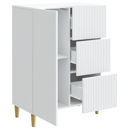 Sideboard White 66 x 34.5 x 90 cm Engineered Wood