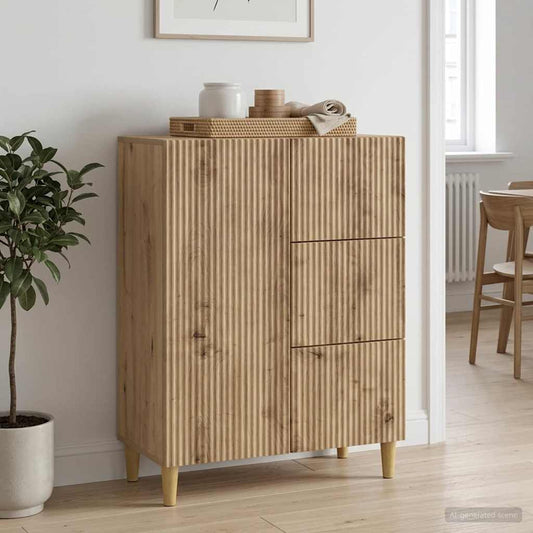 Sideboard Artisan Oak 66 x 34.5 x 90 cm Engineered Wood