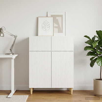 Sideboard White 66 x 34.5 x 90 cm Engineered Wood