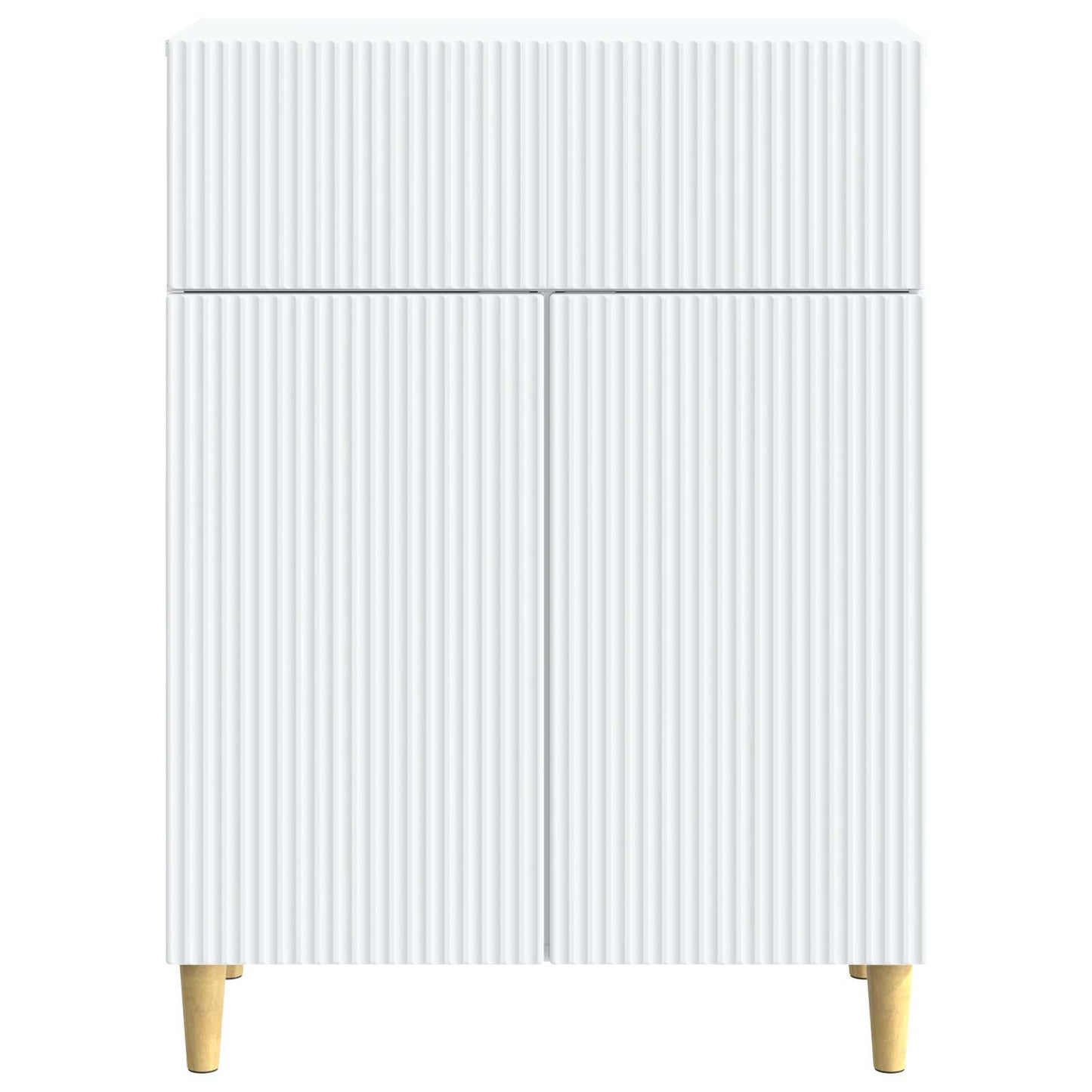 Sideboard White 66 x 34.5 x 90 cm Engineered Wood