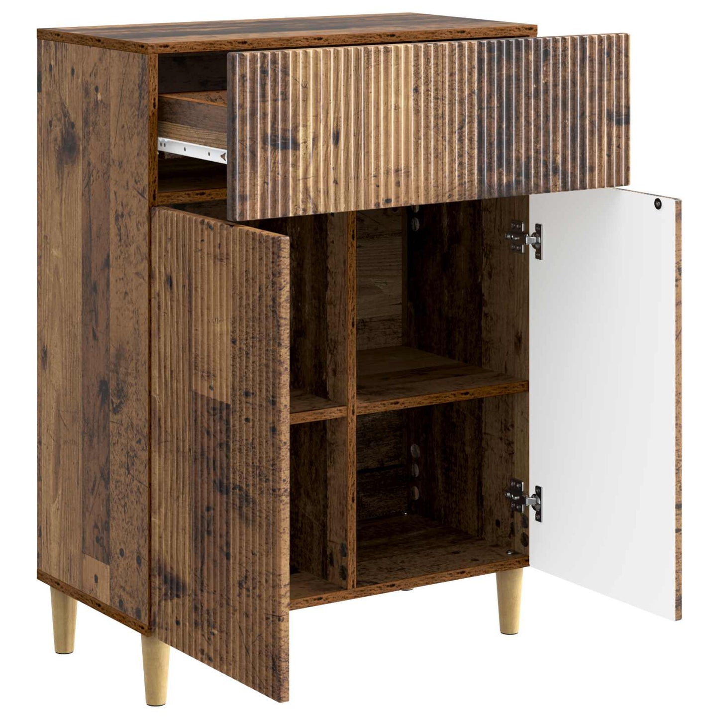 Sideboard Old Wood 66 x 34.5 x 90 cm Engineered Wood