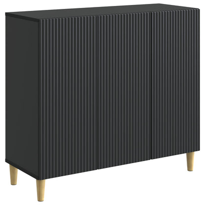 Sideboard Black 89 x 34.5 x 80 cm Engineered Wood